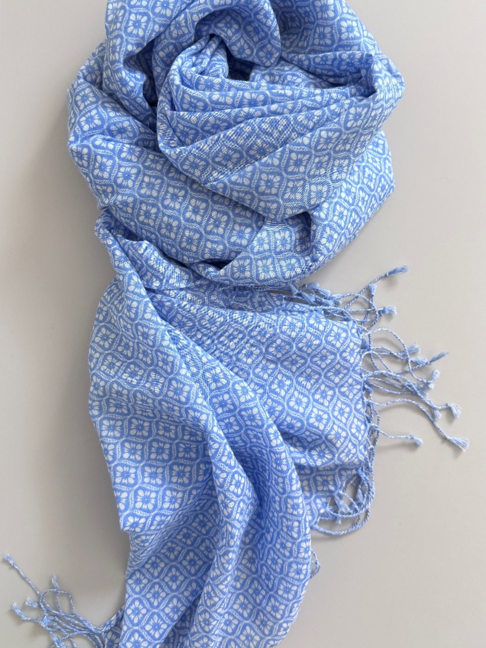 Lands’ End Cornflower Blue Scarf - NWT